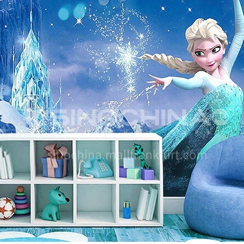 Children's fairy tale style   ice and snow series  TV background wall bedside background wall paper  FC-BXQY